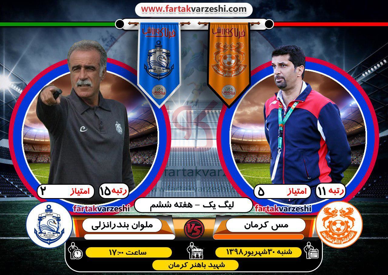 ملوان- مس کرمان؛ بحران زده ها در اندیشه تحول/یک بازی متفاوت در شرایط نامساعد 