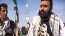 نگاه زیبای زائر کربلا به سختی‌های مسیر پیاده‌روی اربعین