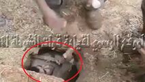 لحظه لو رفتن داعشی که مدت‌ها مخفیانه زیر خاک زندگی می‌کرد!