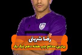 اختصاصی/ رضا شربتی؛ بهترین دفاع چپ هفته دهم لیگ یک/فیلم