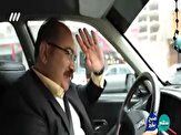 تبلیغات راننده تاکسی برای کسب رای در انتخابات مجلس