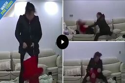 رفتار وحشتناک پرستار شیطان صفت با کودک ۱۰ ماهه!