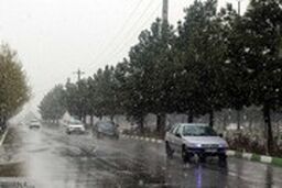  بارش شدید برف در تبریز و ارومیه