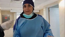 جدیدترین ویدئو از خانم دکتری که قهرمان شبکه‌های اجتماعی شده ، از درون سالن قرنطینه بیمارستان امام خمینی