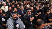 نوحه‌خوانی مداح عرب در دیدار موکب‌داران عراقی با رهبر انقلاب