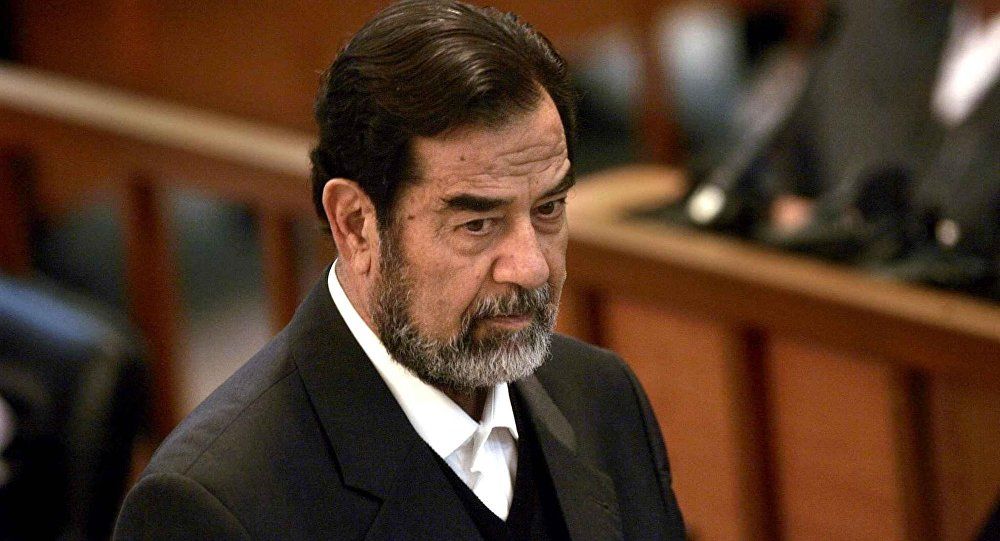 لحظه اعدام صدام حسین