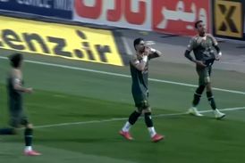 گل اول شمس آذر به استقلال توسط زنده روح