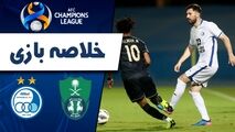 خلاصه بازی الاهلی عربستان 0 - استقلال 0