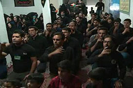 عزاداری عاشقان خاموش امام حسین(ع)