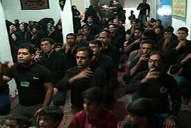 عزاداری عاشقان خاموش امام حسین(ع)