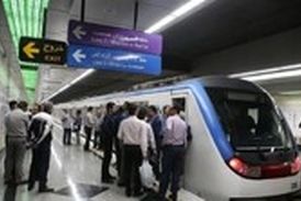  آتش سوزی در ایستگاه متروی شهید مدنی