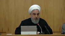 روحانی: آشوب طلبان سازمان یافته، مجری برنامه مثلث دشمنی علیه ایران