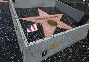 تخریب یادبود ترامپ در هالیوود