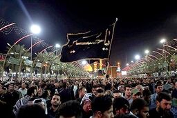 مراسم عزاداری شب عاشورا در کربلا+ فیلم
