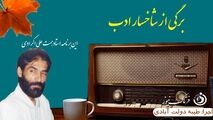 برگی از شاخسار ادب/ این برنامه استاد "همت علی‌اکرادی"
