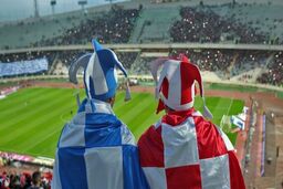 پشت صحنه عکاسی از بازیکنان استقلال و پرسپولیس