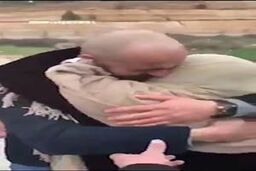 لحظه آزادی یک فلسطینی پس از ۲۰ سال اسارت در زندان‌های اسرائیل