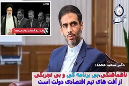 از تیم اقتصادی دولت همه راضی هستند به جز مردم/ ناهماهنگی، بی برنامه‌گی و بی‌تجربگی آفت دولت است!
