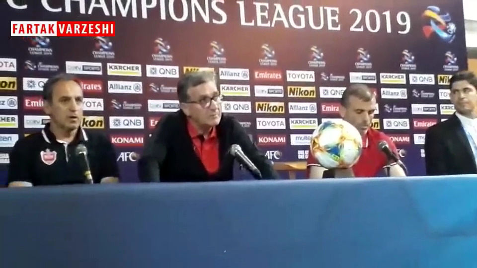نشست خبری برانکو پیش از بازی با السد