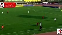 فیلم/ اشتباه عجیب مدافع ملوان در بازی با مس کرمان