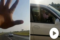 عمل انساندوستانه راننده جان زن سالخورده را نجات داد!