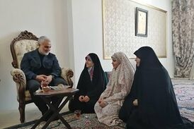 تغییر نام یکی از اعضای خانواده شهید محرابی در روز عرفه توسط سردار سلیمانی
