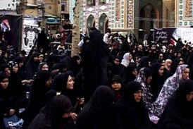 تجدید بیعت بانوان با حضرت زینب (س)!