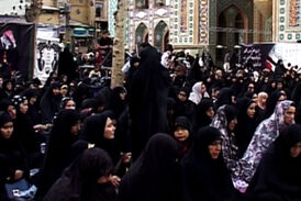 تجدید بیعت بانوان با حضرت زینب (س)!