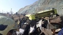  وضعیت امدادرسانی به قربانیان حادثه واژگونی اتوبوس در دانشگاه آزاد