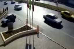 صحنه دلخراش تصادف سمند با عابرپیاده