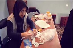 خدمت‌رسانی خادمیاران علوم پزشکی امام رضا(ع) به بیماران محروم روستای گوجگی