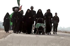 پیاده‌روی ۲۰ ساعته مسیر نجف تا کربلا توسط بانوی لبنانی