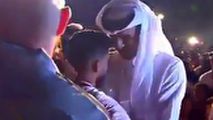 استقبال امیر قطر از بازیکنان تیم ملی فوتبال کشورش