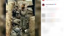 پست قابل تأمل شجاع خلیل زاده برای شهدا