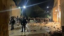 هجوم اشغالگران صهیونیست به مسجد الاقصی