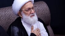 اشک‌های شیخ عیسی قاسم در روضه امام حسین (ع)