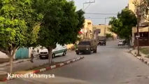  مقابله جوانان فلسطینی با کاروان نظامیان صهیونیست