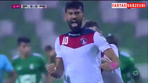 ضربه سر استثنایی رامین رضاییان مقابل الاهلی