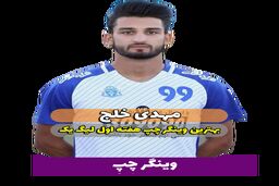 مهدی خلج؛ بهترین وینگر چپ هفته اول لیگ یک 