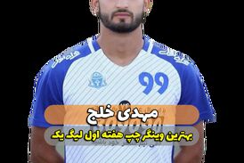 مهدی خلج؛ بهترین وینگر چپ هفته اول لیگ یک 