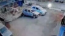 انفجار سیلندر گاز در خیابان با پنج زخمی