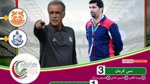 خلاصه بازی مس کرمان 3 - 1 ملوان