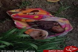 کشف نوزاد دختر زنده به گور شده در هندوستان!