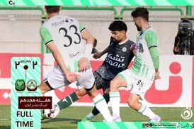 خلاصه بازی ذوب آهن 2 - خیبر خرم آباد 2