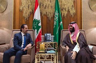 قهقهه بن سلمان و سعد حریری در کنفرانس داووس صحرا