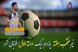 اختصاصی/ میثم مرادی؛ بهترین دفاع وسط هفته یازدهم لیگ یک/فیلم