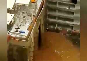 بلایی که باران بر سر زمین گودبرداری شده آورد