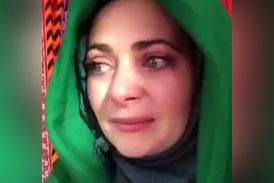 اشک‌های زن خبرنگار انگلیسی با مشاهده عزاداری عاشقان حسینی در کربلا