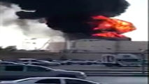 آتش سوزی در یکی از نیروگاه‌های برق ریاض!