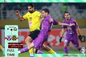 خلاصه بازی سپاهان 5 - هوادار 0